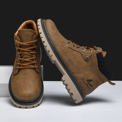Bota de Trabajo Estilo Británico Clásico para Hombre - Image 14