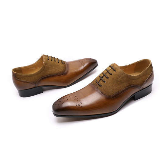 Zapatos de Vestir Tallados Estilo Brogue para Hombre - Elegancia Formal y Casual - Image 9