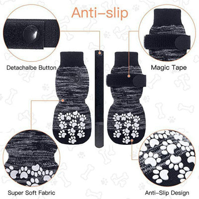 Calcetines Impermeables Cálidos para Perros Medianos - Antideslizantes y Protectores - Image 3