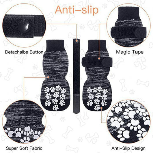 Calcetines Impermeables Cálidos para Perros Medianos - Antideslizantes y Protectores - Image 3