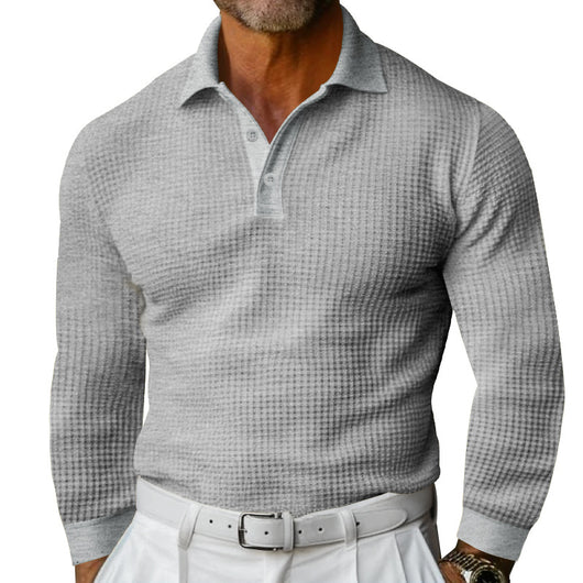 Camisa Slim-fit de Manga Larga con Solapa para Hombre - Image 28