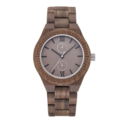 Reloj de Madera Multifuncional para Hombre con Movimiento de Cuarzo - Image 7