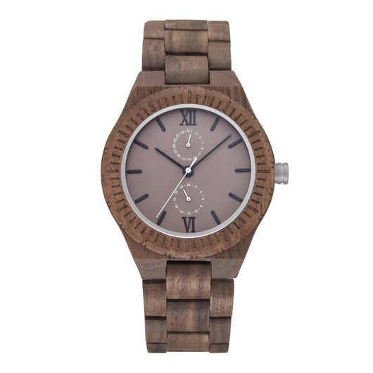 Reloj de Madera Multifuncional para Hombre con Movimiento de Cuarzo - Image 7