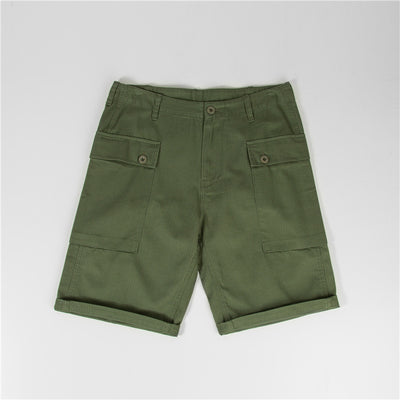 Pantalones Cortos Militares Retro con Múltiples Bolsillos - Image 9