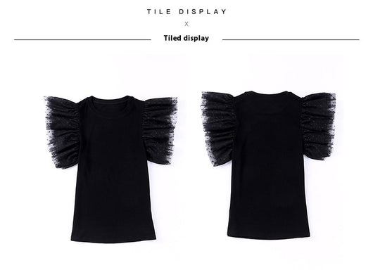 Blusa Casual de Manga Volante Liso para Mujer - Image 19