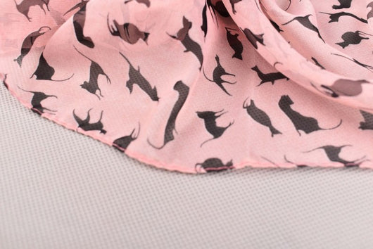 Pañuelo de Seda Estampado con Motivos Animales para Mujer - Image 3