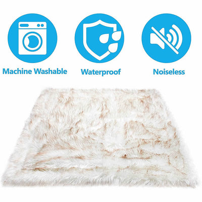 Cama para Perro Impermeable y Lavable - Sofá Cómodo Blanco con Detalles Café - Image 8