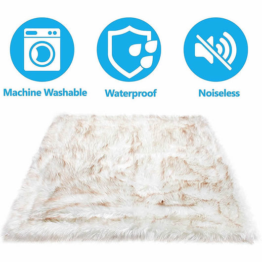 Cama para Perro Impermeable y Lavable - Sofá Cómodo Blanco con Detalles Café - Image 8
