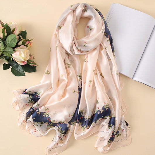 Pañuelo de Seda Versátil para Primavera, Otoño e Invierno - Image 17
