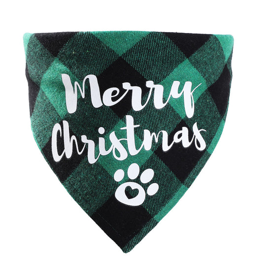 Pañuelo Triangular Navideño para Mascotas - DIY Babero Absorbente para Perros - Image 5
