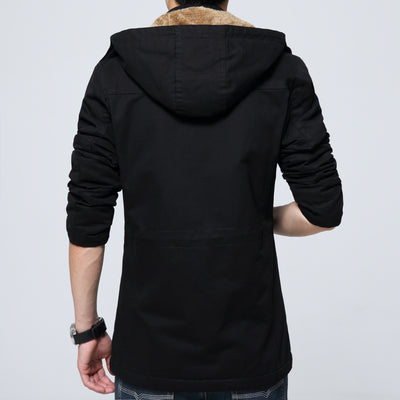 Abrigo Impermeable para Hombre Otoño Invierno con Forro Térmico - Image 7