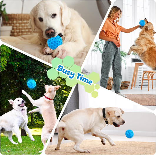 Pelotas de Goma Indestructibles con Sonido para Perros Grandes y Masticadores Agresivos - Image 7