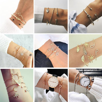 Juego de Pulseras Diamante Triángulo LOVE - Image 3
