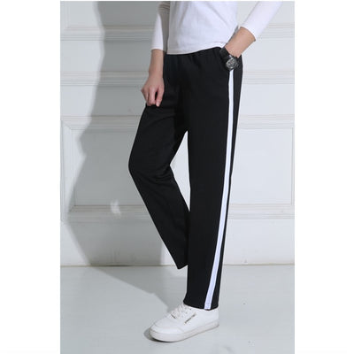 Pantalones de Chándal Holgados Negro Puro - Image 31