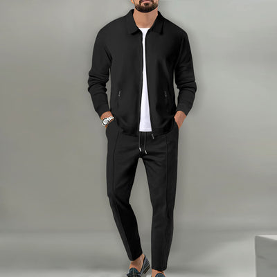 Cardigan Blazer Slim Fit para Hombre - Chaqueta Otoño con Bolsillos y Solapas - Image 2