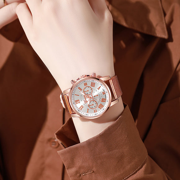 Reloj de Mujer Elegante con Escala Romana
