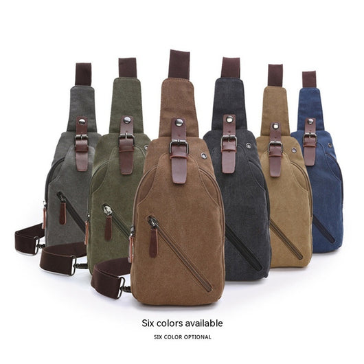 Bolso de Pecho de Lona para Hombro o Cruzado