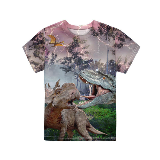 Playera Infantil Estampado Dinosaurio de Verano - Image 7