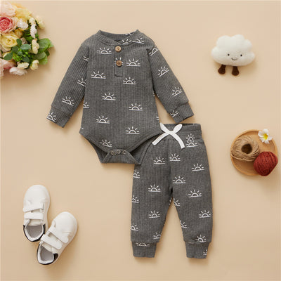 Conjunto de Buzo y Pantalón de Algodón con Estampado Infantil para Hombre - Image 2