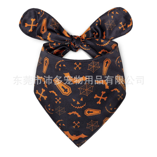 Toalla Triangular Halloween para Perros Doble Capa Absorbente - Image 21