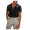 Camisa de Lino Casual para Hombre de Manga Corta
