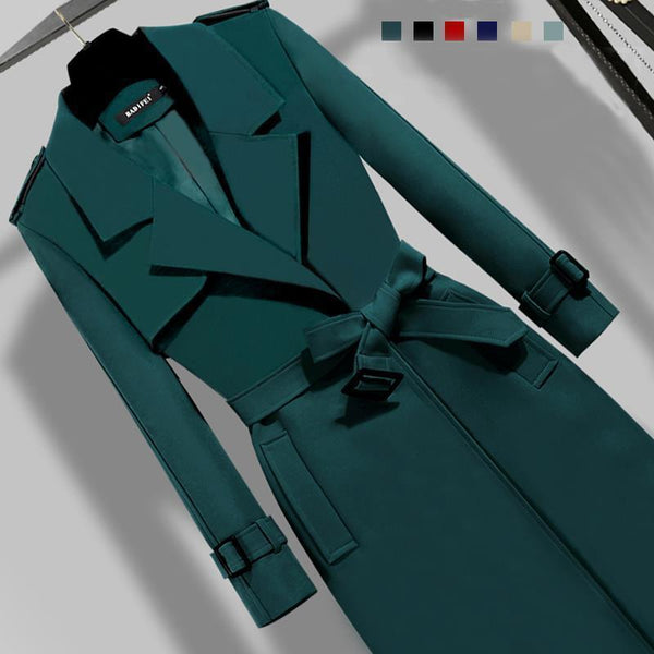 Gabardina Slim Reductora de Cintura - Corte Elegante Midi