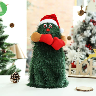 Muñeco Navideño Interactivo Musical - Papá Noel y Árbol de Navidad Eléctrico - Image 10