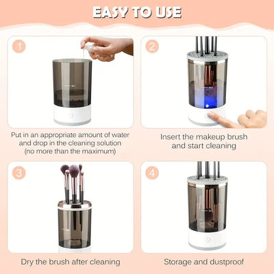 Limpiador Automático de Brochas de Maquillaje Portátil USB - Image 5