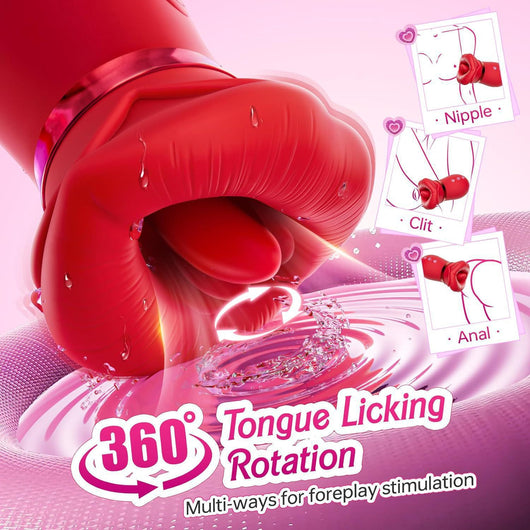 Vibrador de Succión y Lengua Estimuladora con Tecnología de Mordida - Image 3