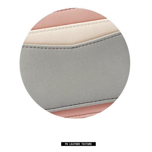 Billetera Mosaico Compacta con Múltiples Compartimentos y Llavero - Image 10