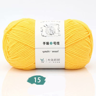 Lana Tejida a Mano Grosor Medio - Kit DIY con Aguja para Bufanda, Gorro y Abrigo - Image 14