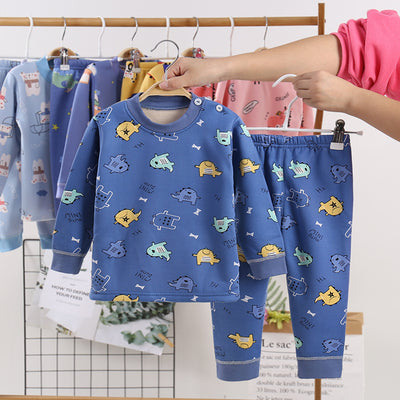 Pantalones Térmicos Infantiles de Terciopelo - Ropa de Abrigo para Niños y Niñas Otoño Invierno - Image 5