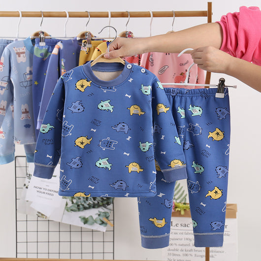 Pantalones Térmicos Infantiles de Terciopelo - Ropa de Abrigo para Niños y Niñas Otoño Invierno - Image 5