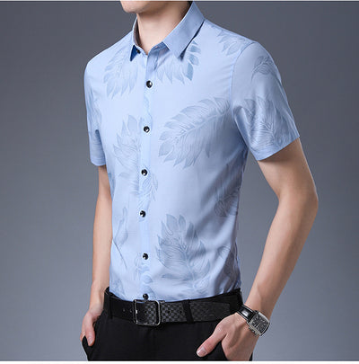 Camisa Ejecutiva de Manga Corta para Hombre - Image 9