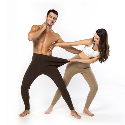 Leggings de Cachemira Slim Fit con Forro Cálido para Mujer - Image 8