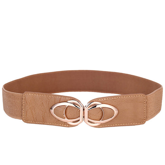 Cinturón Ancho de Cuero PU Elástico para Mujer - Image 3