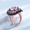 Geometric Oval Earrings Pendant Ring Color 6