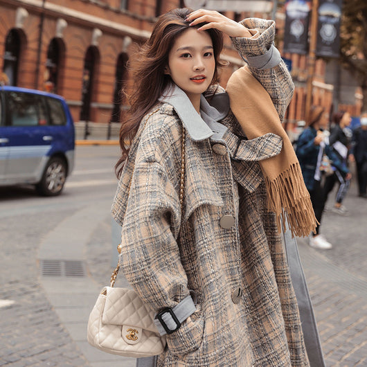 Abrigo de Lana Gruesa Elegante para Otoño e Invierno - Image 5