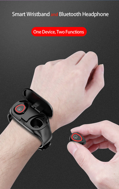 Pulsera Inteligente M1 con Auriculares Bluetooth 2 en 1 - Monitor de Frecuencia Cardíaca y Llamadas - Image 10
