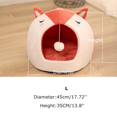 Cama Desmontable y Lavable para Mascotas con Juguete Pelota Divertida - Image 6