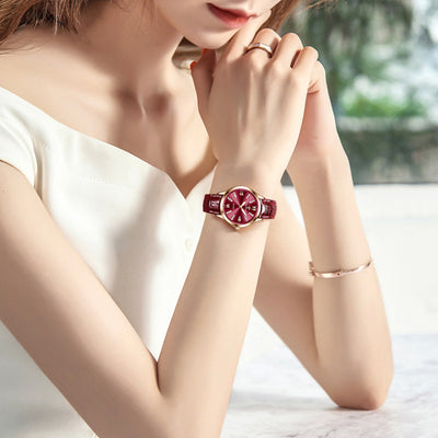 Reloj Automático Elegante para Mujer - Dial Pequeño Resistente al Agua - Image 12