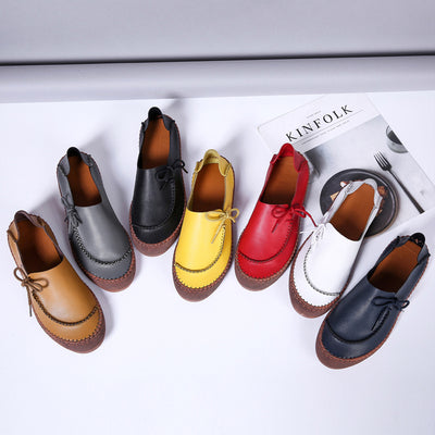 Zapatos Casuales de Cuero Talla Grande para Mujer - Diseño Versátil 2 en 1 - Image 16
