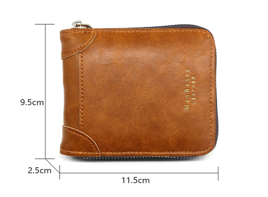 Billetera Corta para Hombre con Cierre y Monedero - Image 7