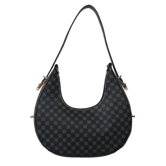 Bolso Bandolera Occidental Estilo Crescent con Estampado - Image 6
