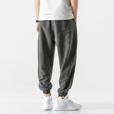 Pantalones Harem Sueltos de Nueve Puntos para Hombre - Versátiles y Cómodos - Image 6