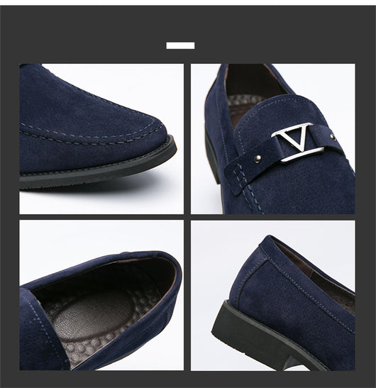 Zapatos de Cuero Lefu para Hombre - Talla Grande - Image 8
