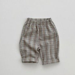 Pantalones Cuadros Coreanos para Bebés - Diseño Trendy - Image 4