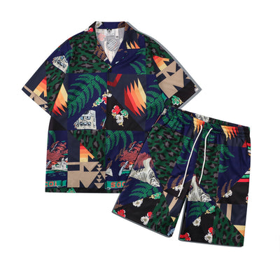 Conjunto Playero Estampado Floral - Camisa Casual Playa - Image 5