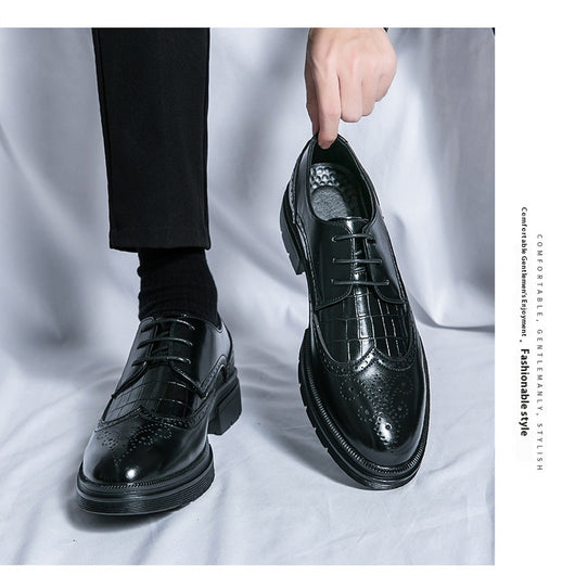 Zapatos Derby Casuales para Hombre - Estilo Británico Formal - Image 21