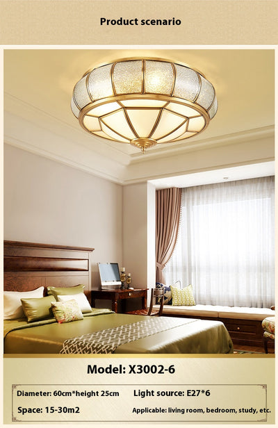 Lámpara de Techo Cobre para Dormitorio, Pasillo y Balcón - Image 34